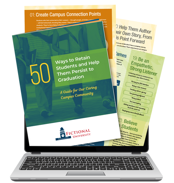 50 Ways to Retain Students and Help Them Persist to Graduation - Customized Digital Guide