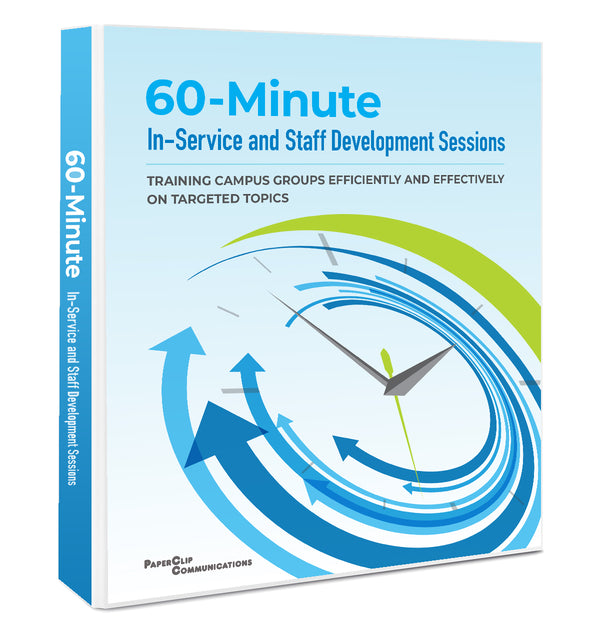 60-Minute In-Service and Staff Development Sessions Binder