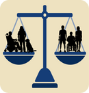 Illistration of a scale with students on either side